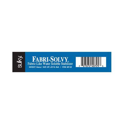 SULKY Fabri-Solvy - White - 20" wide - 407-25