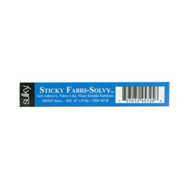 Sulky Sticky Fabri-Solvy water-soluble stabilizer 8 1/2 x 11 in