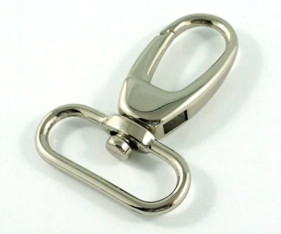 Swivel Snap Hook 1 " - Nickel - 2 pack - EBHK-25-NL