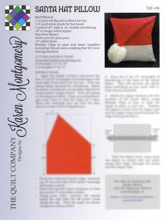 Santa Hat Pillow Project Sheet - TQC656