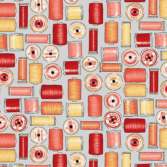 Sewing Room - Cotton Reels Red - MK2505 R