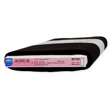 ShapeFlex Woven Cotton - Black Pellon 20in wide # SF101PBLK
