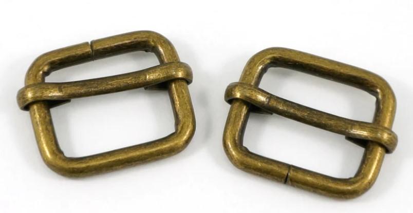 Sliders, Adjustable - 3/4" - Antique Brass - EBSLD-18-AB