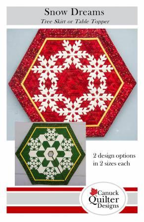Snow Dreams Tree Skirt or Table Topper # CQ5482