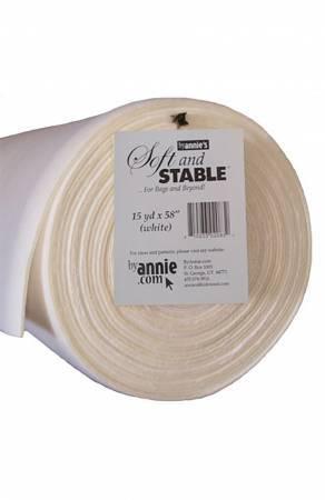 Soft And Stable White 58" wide  Full Roll Only - SS2015  Full Roll Only