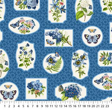 Something Blue - Floral Medallions - Dark Blue Multi - DP25078-44