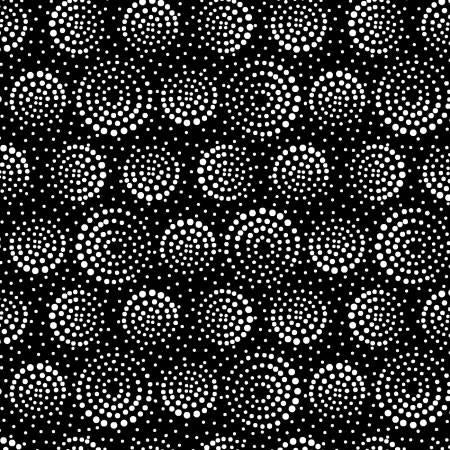 Spinning Circles Black/White # RSP04951-KW