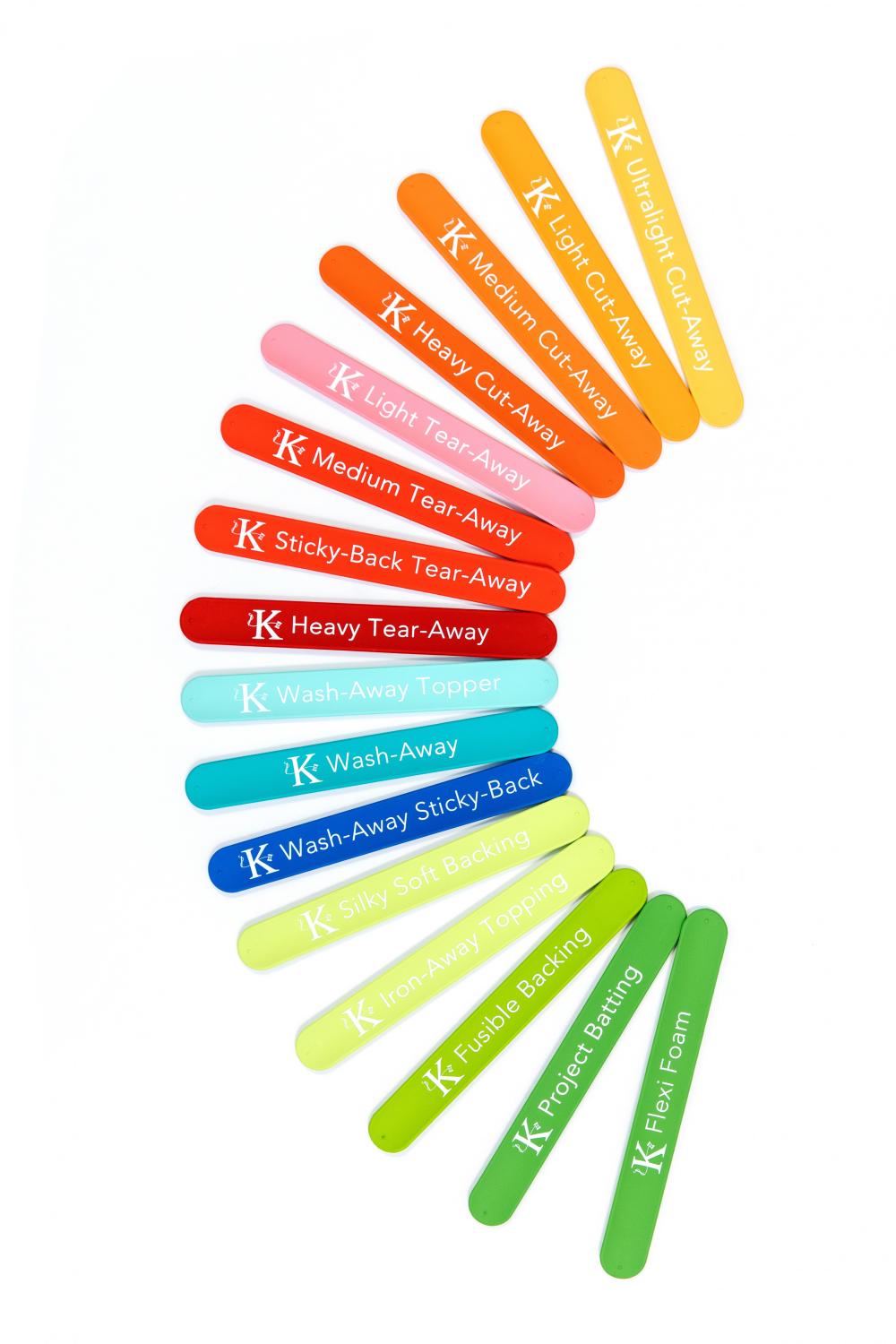 Kimberbell - Stabilizer Slap Bands 16pc # KDST141