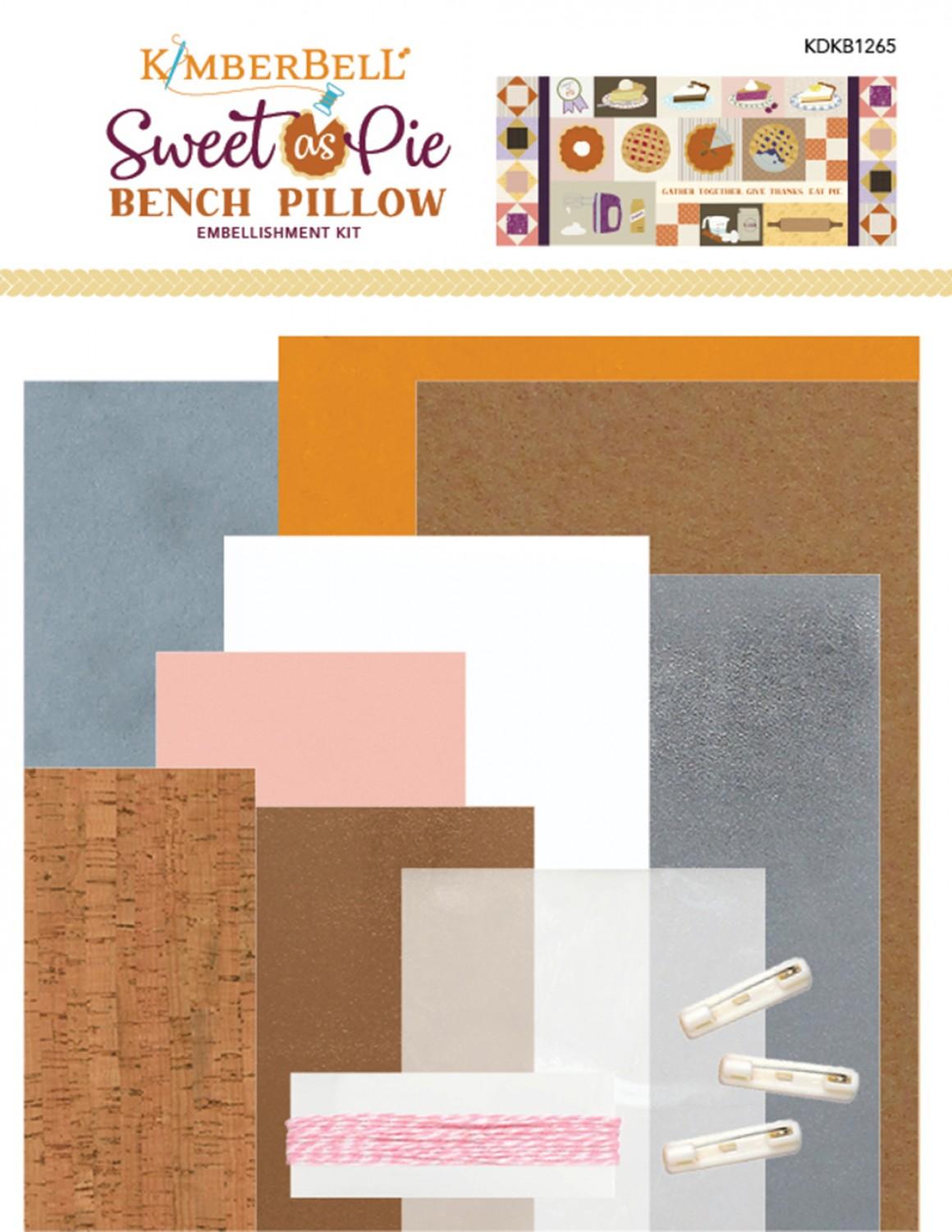 Sweet As Pie Bench Pillow Embellishment Kit # KDKB1265
