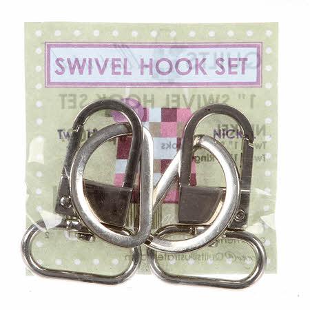Swivel Hook Set - 1" - Nickel