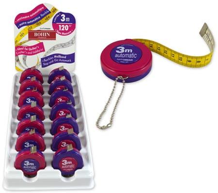 Tape Measure - Bohin - 3m Automatic - 120"  -  22291