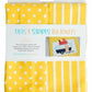 Kimberbell - Tea Towels - Dots & Stripes Tea  Lemon # KDKB224