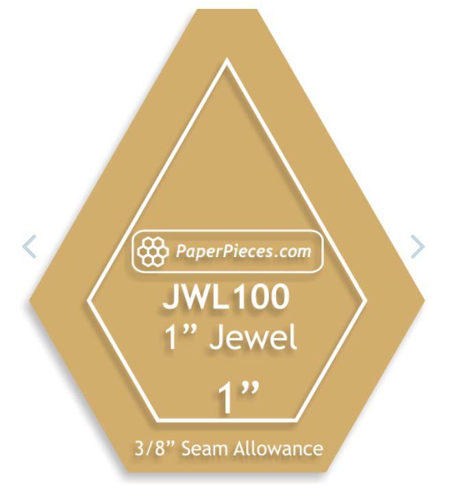 Template - Acrylic - 1" Jewel - JWL100-038