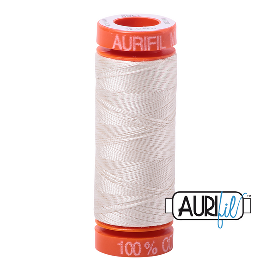 Thread Aurifil 50 Wt MK50SP200-2309 Silver White