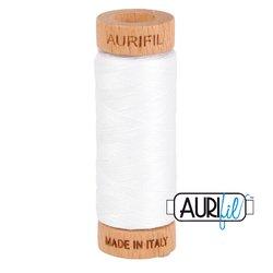 Thread Aurifil 80 Wt MK80SP280-2024 - White