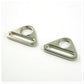 Triangle Rings - 1" (25mm) - Nickel - 2 pack - EBTRI-25-NL/2