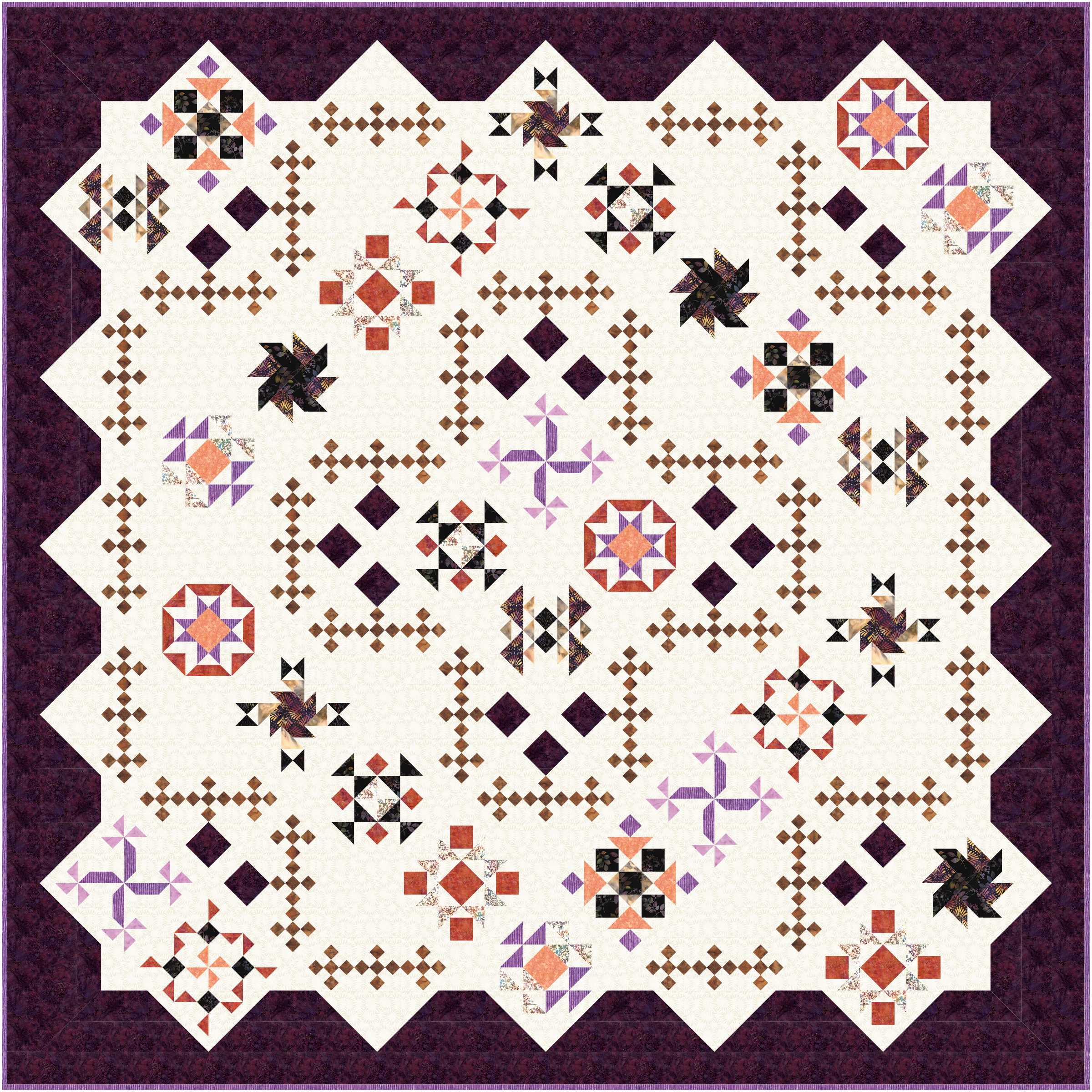 Westport Block of the Month - King Size Quilt - Full Kit