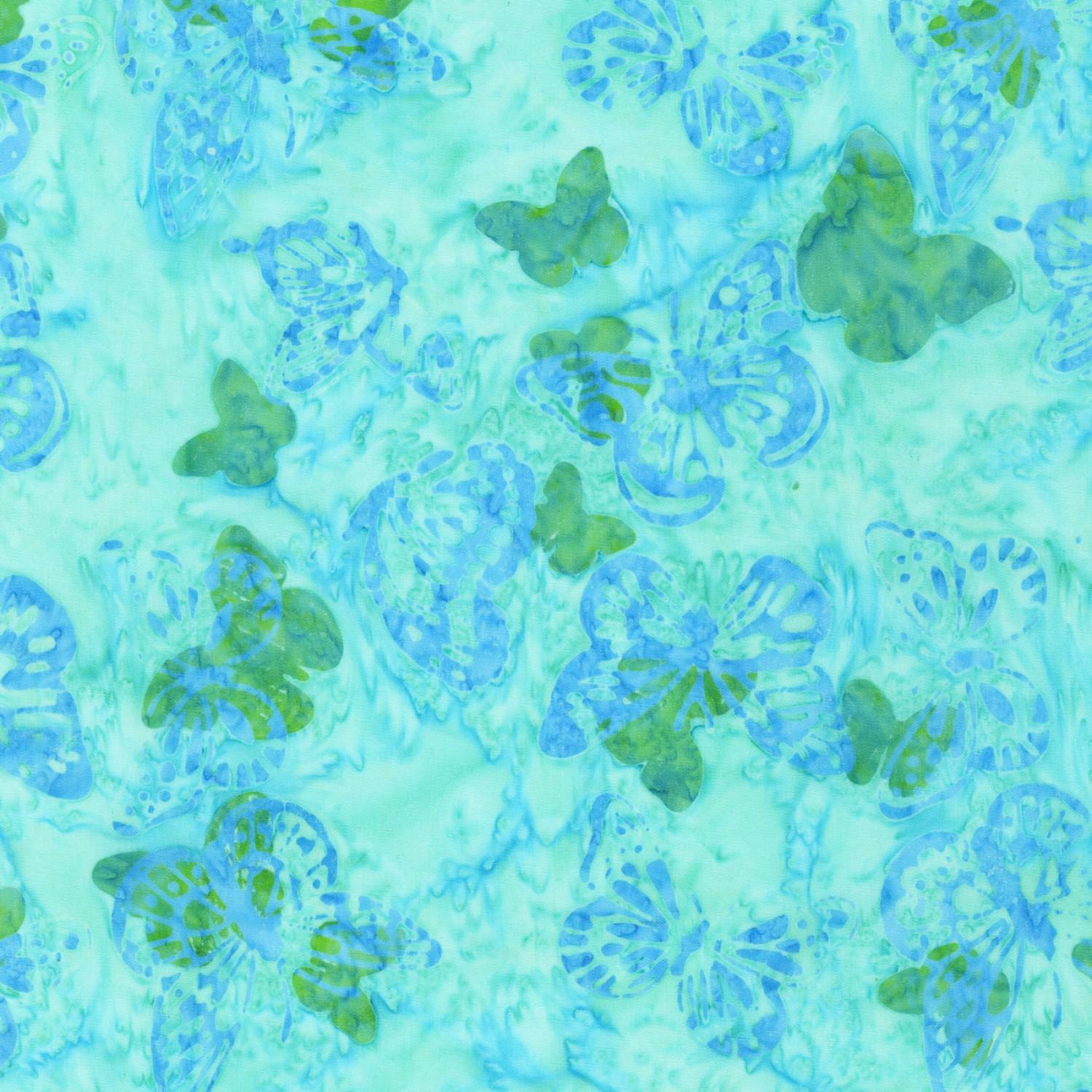 Watercolor Blossoms - Azure - SRK20463-64