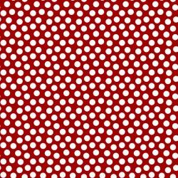 Snow Place Like Home Flannel - Dots - Red/White - SEFF5704-80*