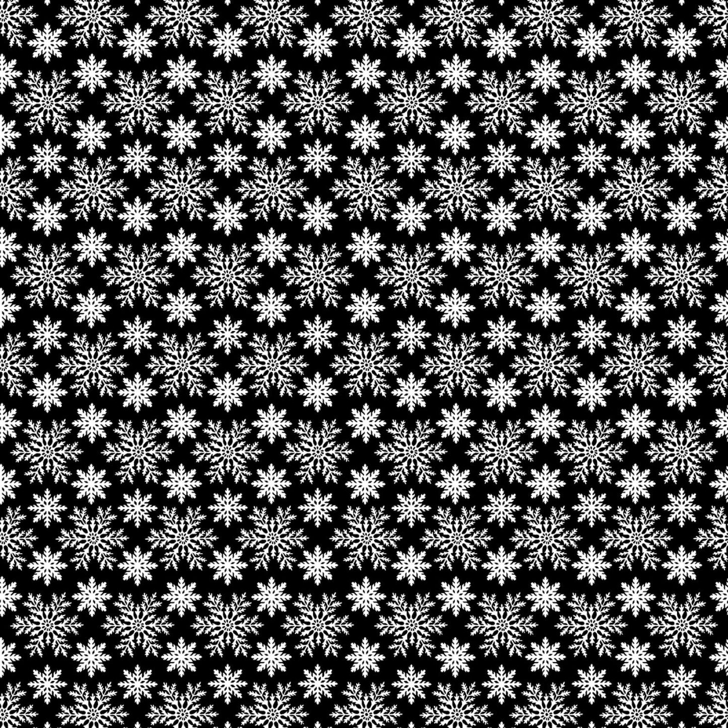 Winter At The Farm - Snowhill Flake - Black - 13434-12