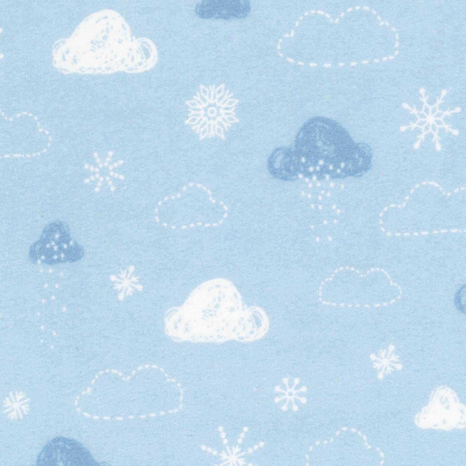 Winter Days Flannel - Blue - 21750-390