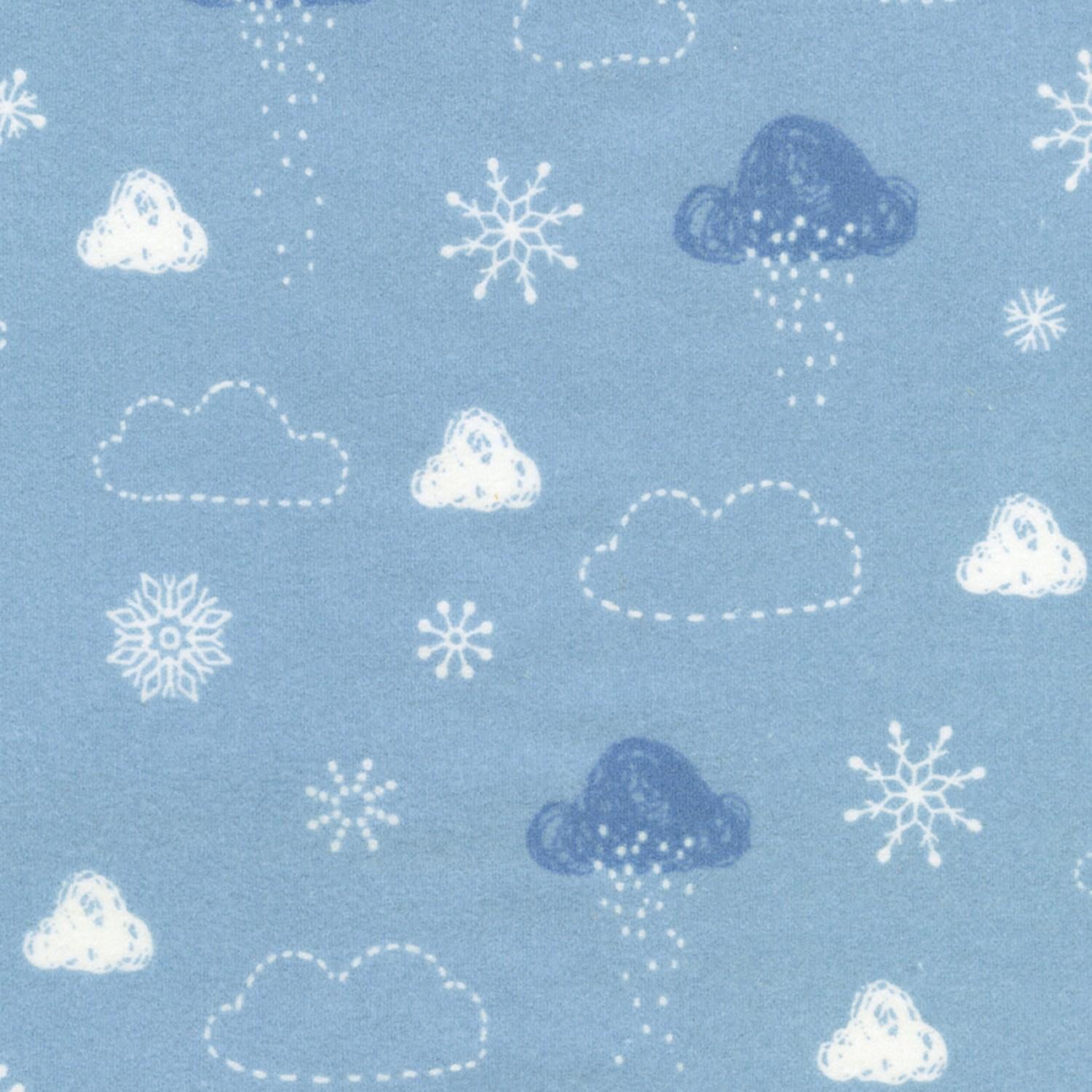 Winter Days Flannel - Blue - 21750-61