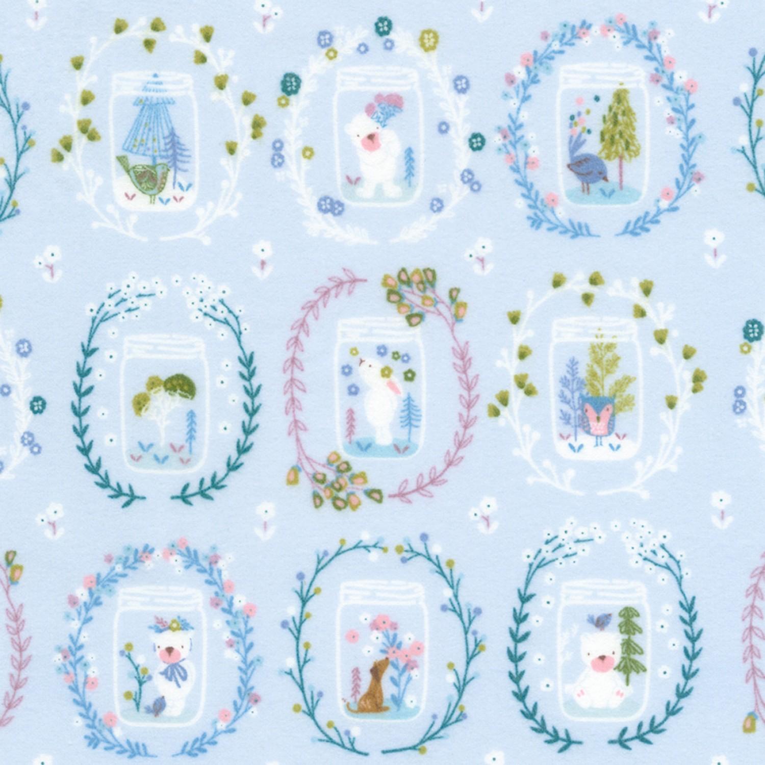 Winter Days Flannel - Blue - 21752-390
