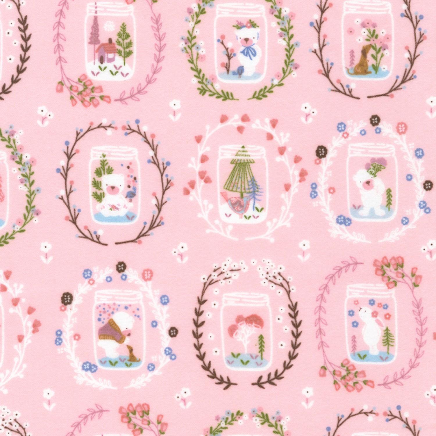 Winter Days Flannel - Pink - 21752-144