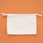 Zipper Pouch Blank Canvas Cream Large # KDKB270