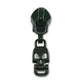 Zipper Slider WPulls - Black Skull Drop  - 5 - 10 Pack - EBSP5-2MB